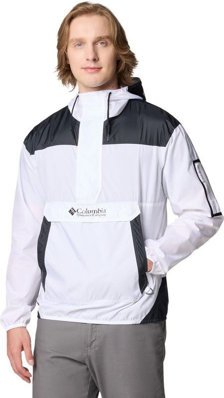 Columbia - Challenger II Windbreaker - Jas - Wit/Zwart - 100% Polyester