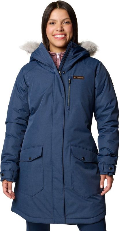 Columbia - Suttle Mountain™ Long Parka - Winterjas - Zwart - Waterbestendig - Imitatiedonsisolatie