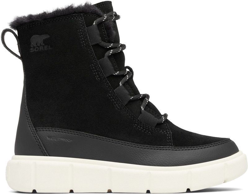 Sorel - Explorer 3 - Veterboots - Zwart - Waterdicht Suède - Isolatie 100 g