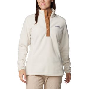 Columbia Womens Benton Springs 1/2 Snap Pull Over II Fleecetrui (Dames |wit)