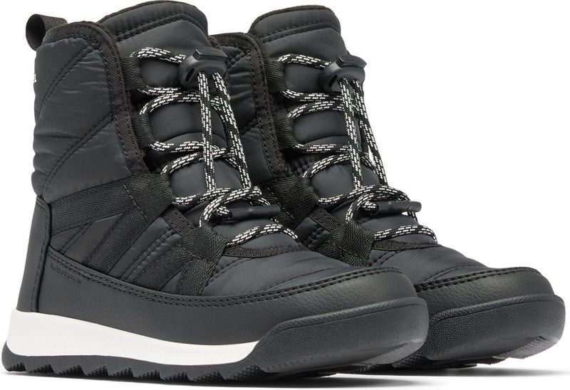 Sorel - Whitney 2 Plus Lace - Regenlaarzen - Zwart - Rubber - Waterdicht