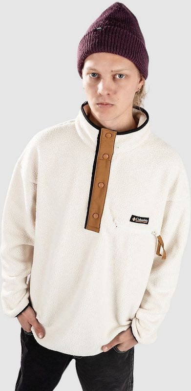 Columbia - Helvetia II Half Snap Fleece - Fleecetrui - Wit - 100% Polyester