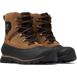 Sorel - Buxton Lace Boot WP - Snowboot - Delta Black - Suède en Textiel - 200g Isolatie