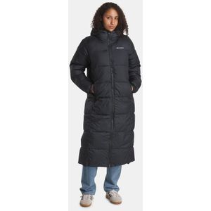 Columbia - PUFFECT - Lange Donsjas - Zwart - Halflang - 100% Polyester