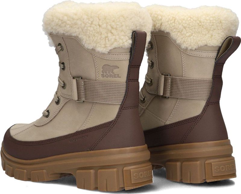 Sorel - Torino 5 - Dameslaarzen - Omega Taupe - Rubber - Waterdicht