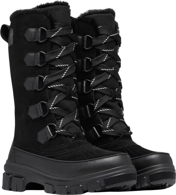 Sorel - Torino V Tall WP - Snowboots - Zwart - Suède en PU-gecoat Leer