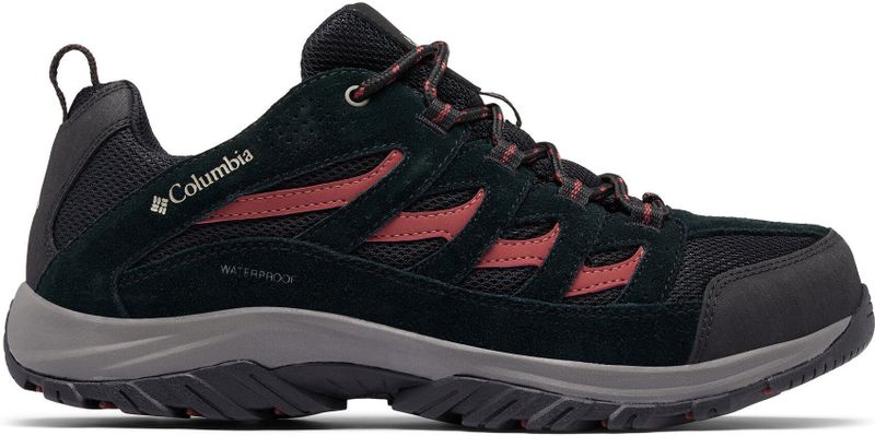 Columbia - Crestwood Waterproof - Wandelschoen - Black/Spice - Leer - Techlite EVA Tussenzool
