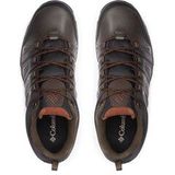 Columbia - Woodburn II - Wandelschoenen - Bruin - Leer - Waterdicht