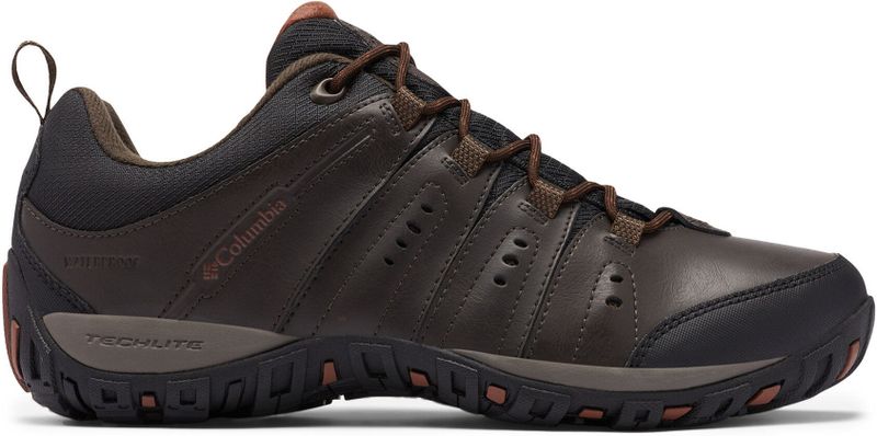 Columbia - Woodburn II - Wandelschoenen - Bruin - Leer - Waterdicht