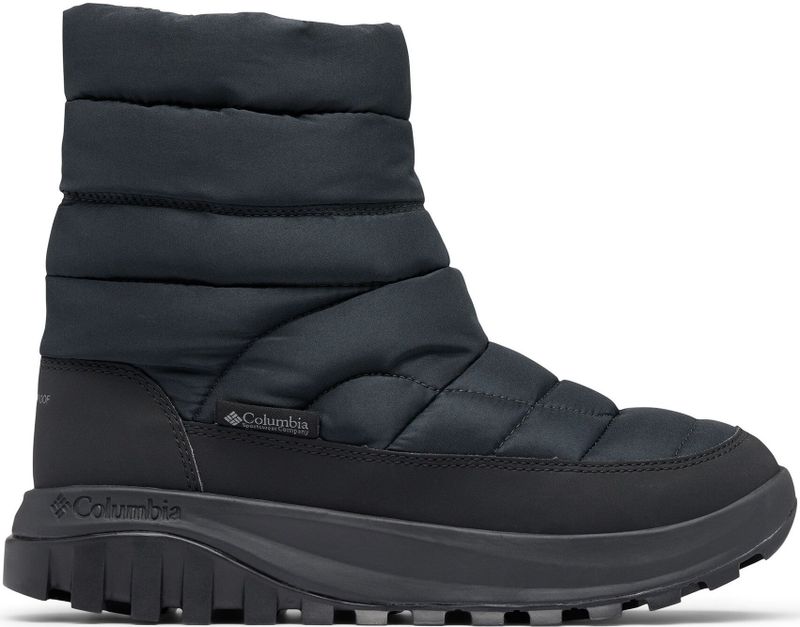 Columbia - Snowtrot Mid - Sneeuwlaarzen - Titanium Zwart - Waterdicht - Ademend