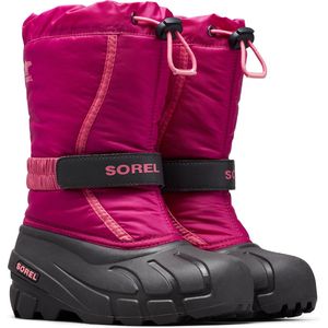 Sorel - Youth Flurry - Snowboots - Zwart - Synthetisch Textiel - Waterdicht