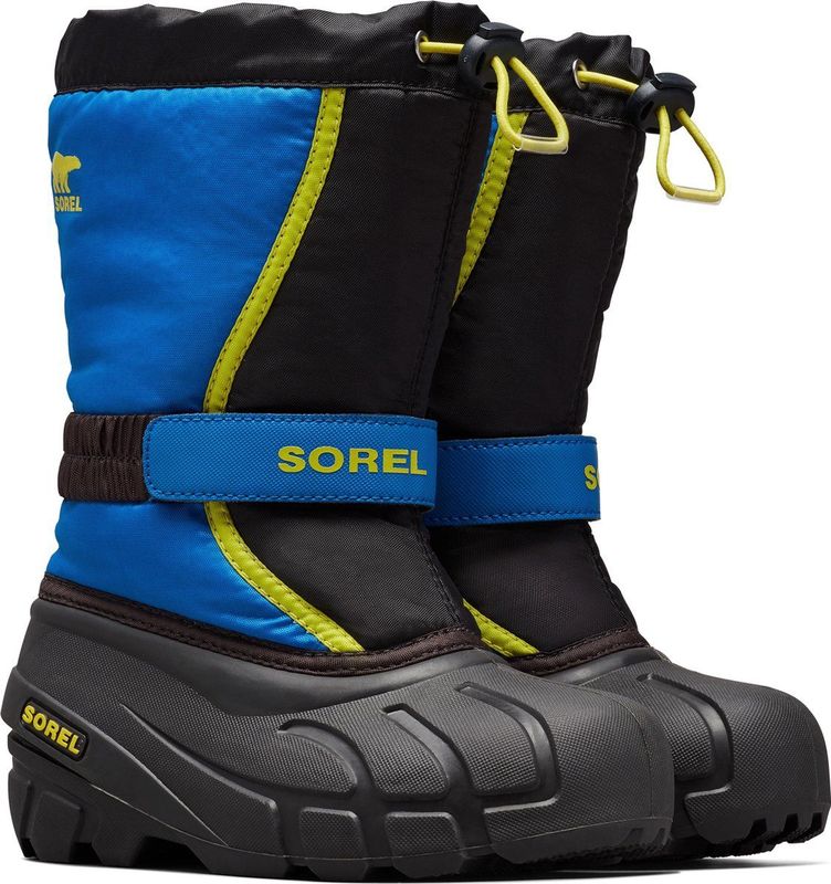 Sorel - Flurry Boot - Sneeuwlaarzen - Zwart/Super Blauw