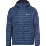 Dunne jas met kap Powder Pass COLUMBIA. Wol materiaal. Maten M. Blauw kleur