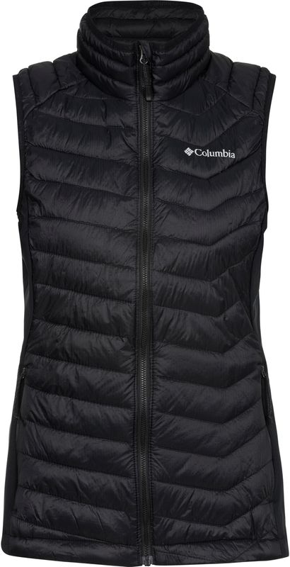 Columbia Womens Powder Pass II Hybrid Vest Synthetische bodywarmer (Dames |zwart)
