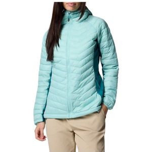 Columbia Womens Powder Pass II Hybrid Hooded Jacket Synthetisch jack (Dames |blauw)