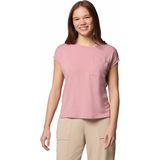 Columbia - Boundless Trek - T-shirt - Roze - 62% Polyester, 33% Viscose, 5% Elasthan