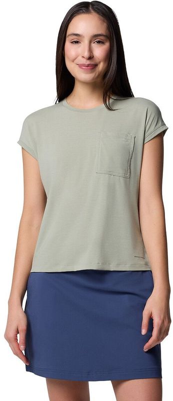 Columbia - Boundless Trek - T-shirt - Groen - Polyester - Geschikt voor Activiteiten