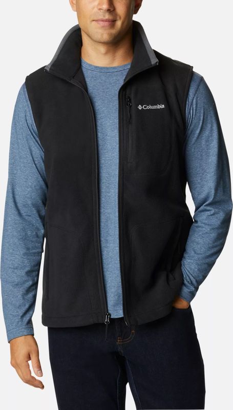 Columbia - Fast Trek Fleece Vest - Zwart - 100% Polyester Microfleece