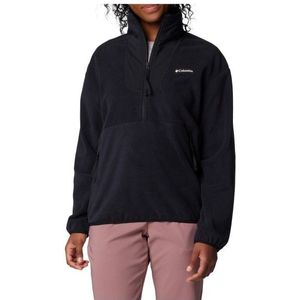 Columbia Sequoia Grove Pull en polaire semi-zippé pour femme Noir Taille XS