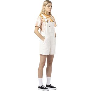 Dickies Duck Playsuit - Wit - Korte Overall voor Dames