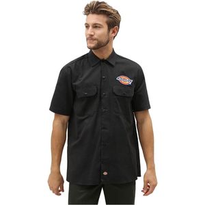 Dickies - Rockabilly Shirt - Clintondale - Zwart - Katoen