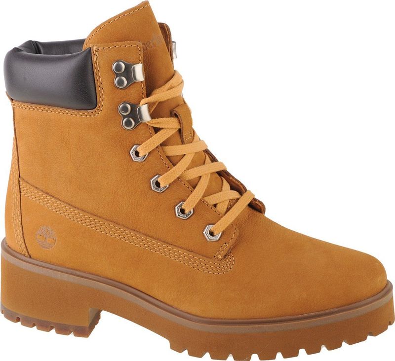 Timberland - CARNABY COOL MID LACE UP BOOT - Veterschoenen - Wheat - Winterlaarzen
