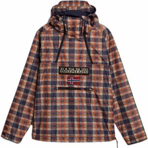 Napapijri Jas x Liberty Unisex Northfarer Check Blauw