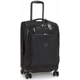 Kipling, Kleine cabinespinner, 58cm, 33 L, Zwart Noir, Zwarte Noir, NIEUWE YOURI SPIN S