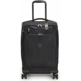 Kipling, Kleine cabinespinner, 58cm, 33 L, Zwart Noir, Zwarte Noir, NIEUWE YOURI SPIN S