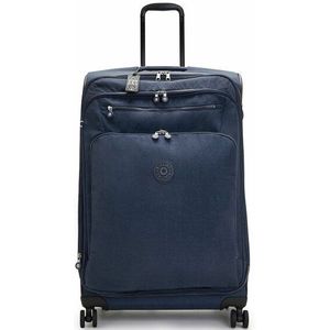 Kipling New YOURI Spin L, Large Expandable Spinner, 76 cm, 100 l, Zwart, Blauw 2, YOURI SPIN L
