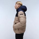 Napapijri - Hornelen Puffer Jas - Beige - Heren - Windbreakers