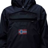 Napapijri - Rainforest Next - Herenjas - Zwart - 100% Gerecycled Polyester