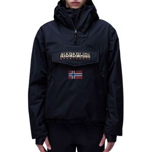 Napapijri - Rainforest Next - Herenjas - Zwart - 100% Gerecycled Polyester