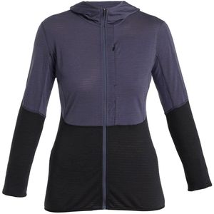 Icebreaker - Merino 200 Realfleece - Fleece - Blauw/Zwart - Lichtgewicht