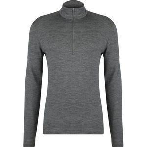 icebreaker - 260 Tech - Baselayer - Grijs - Merinowol - Half Zip