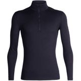 Icebreaker - 200 Oasis - Baselayer - Blauw - 1/2 Zip - Merinowol