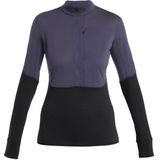 ICEBREAKER - 200 Realfleece Descender - Sweatshirt - Grafiet/Zwart