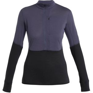 Icebreaker Dames 200 Realfleece Descender Half Zip Trui