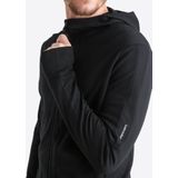 Icebreaker Merino 260 Quantum Iv Sweatshirt Met Rits Zwart Man