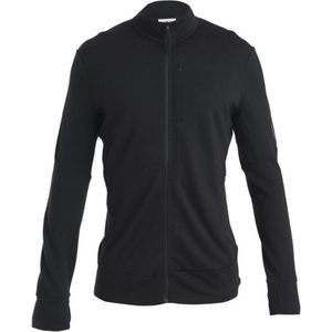 Icebreaker Merino 260 Quantum Iv Sweatshirt Met Rits Zwart Man