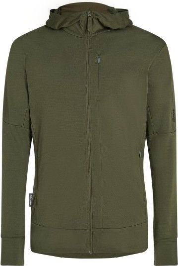 Icebreaker Merino 260 Quantum Iv Sweatshirt Met Rits Groen Man