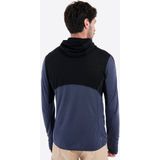 Icebreaker Merino 200 Realfleece Descender Sweatshirt Met Rits Zwart Man