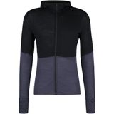 Icebreaker Merino 200 Realfleece Descender Sweatshirt Met Rits Zwart Man