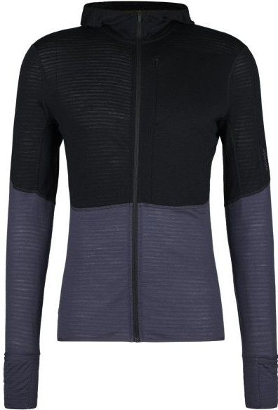 Icebreaker Merino 200 Realfleece Descender Sweatshirt Met Rits Zwart Man
