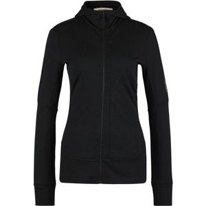 Icebreaker Merino 260 Quantum Iv Sweatshirt Met Rits Zwart Vrouw
