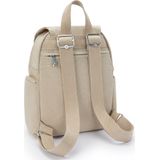 Kipling City Zip Mini sign beige emb rugzak