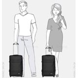 Eastpak Weichgepäck-Trolley »TRANSIT'R S«, 2 Rollen, Handgepäck-Koffer Reisegepäck Reisekoffer mit TSA Schloss Reisetasche