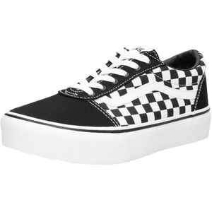 Vans Uni MY Ward Platform Checkerboard ZWART 36