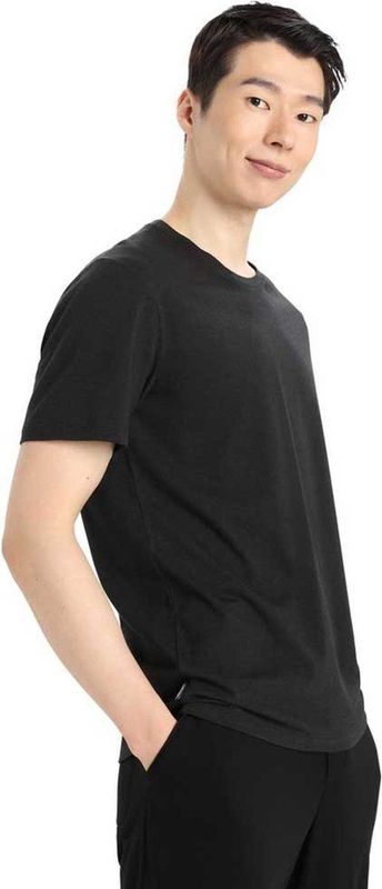 ICEBREAKER Central Classic T-shirt Met Korte Mouwen Heren - Black