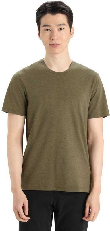 Icebreaker Central Classic T-shirt Met Korte Mouwen Groen S Man